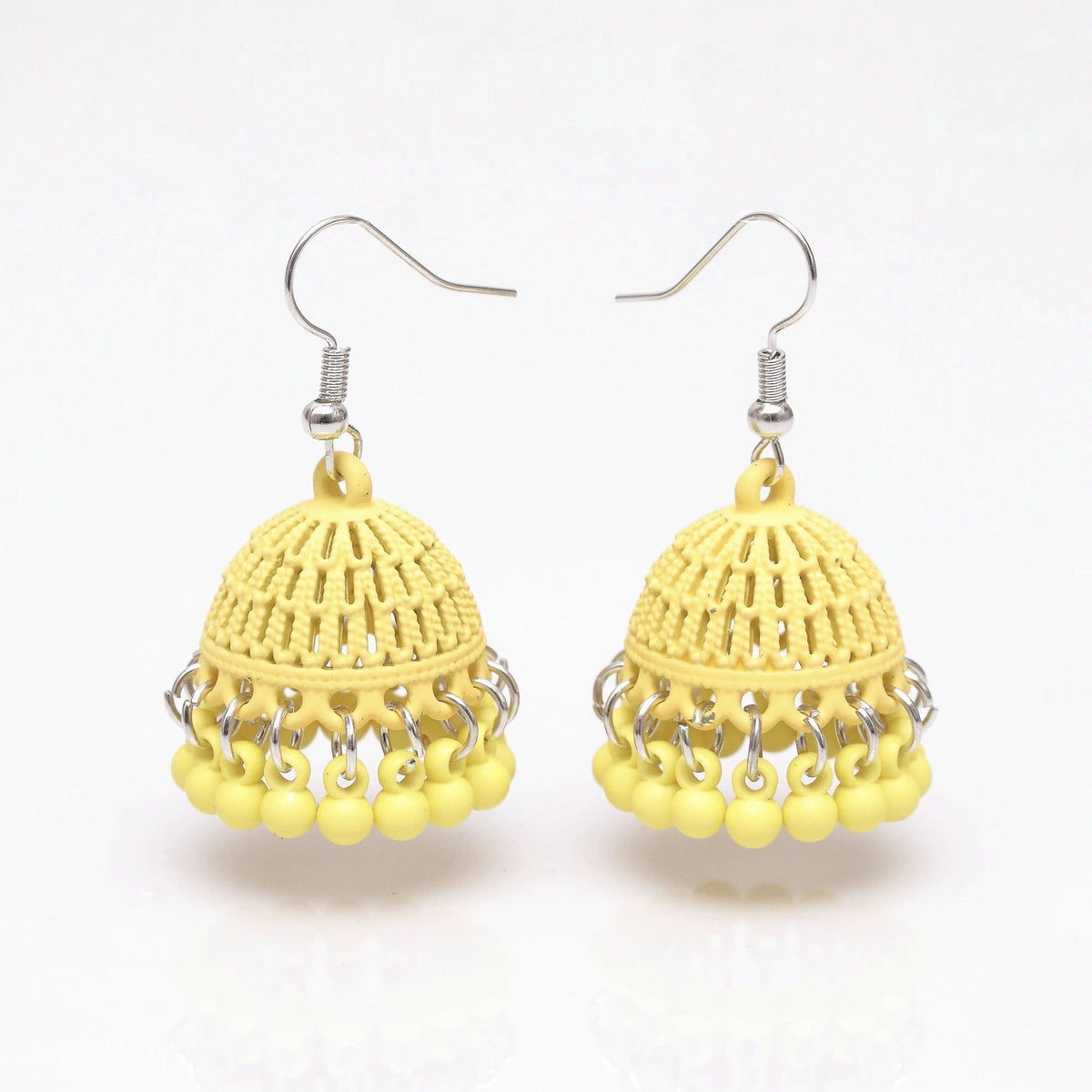 Yellow Bohemia Drop Jhumki