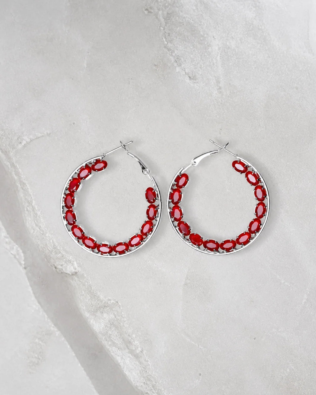 Big Earrings - Red — product image