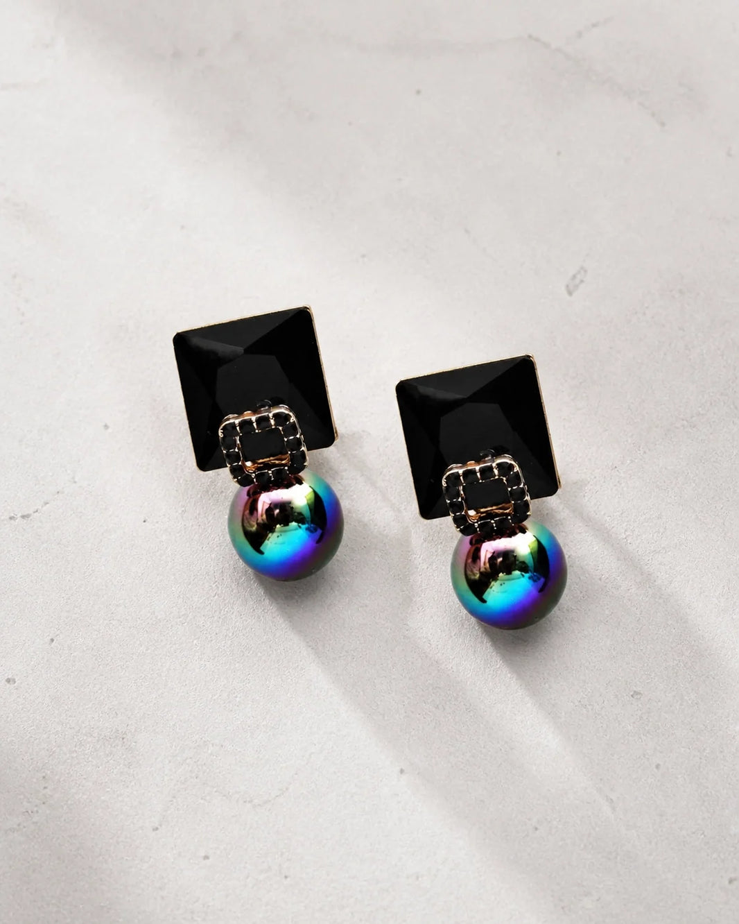Magic Ball Earrings - Black — product image