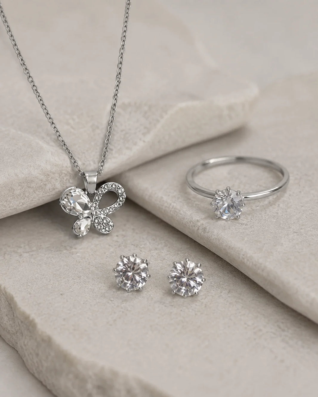 Rings, Tops & Pendant Gift Set I - Gold Silver — product image