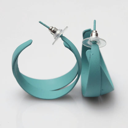 Aqua Helix Hoops