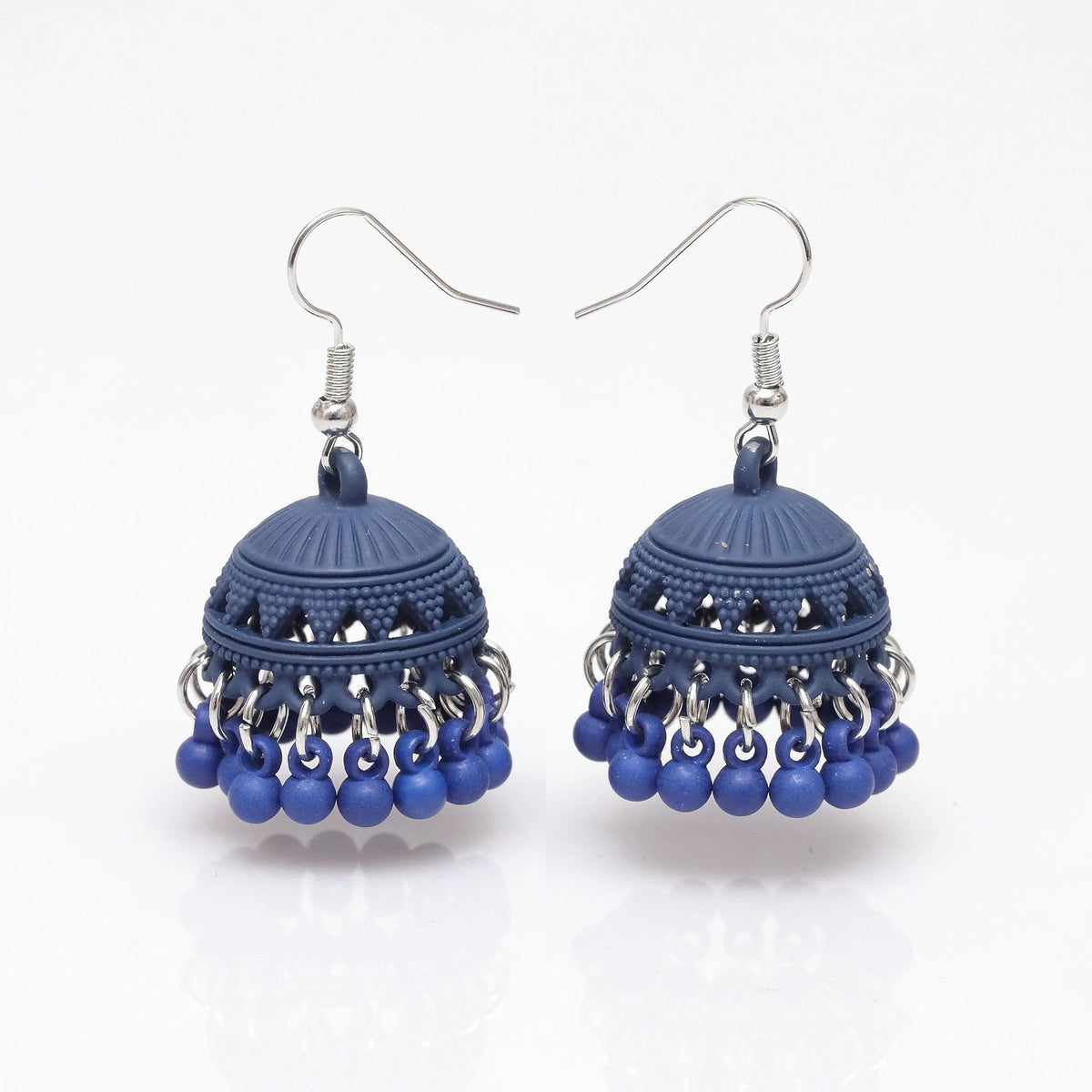 Navy Blue Bohemia Drop Jhumki