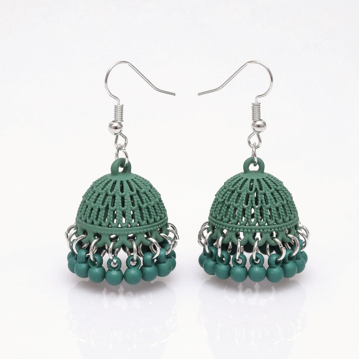 Green Bohemia Drop Jhumki