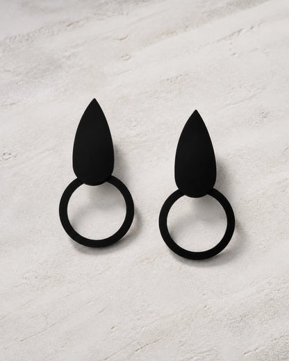 Mirch Style Earrings - Black - Red - Pink — product image