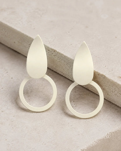 Mirch Style Earrings - Blue - White - Orange — product image