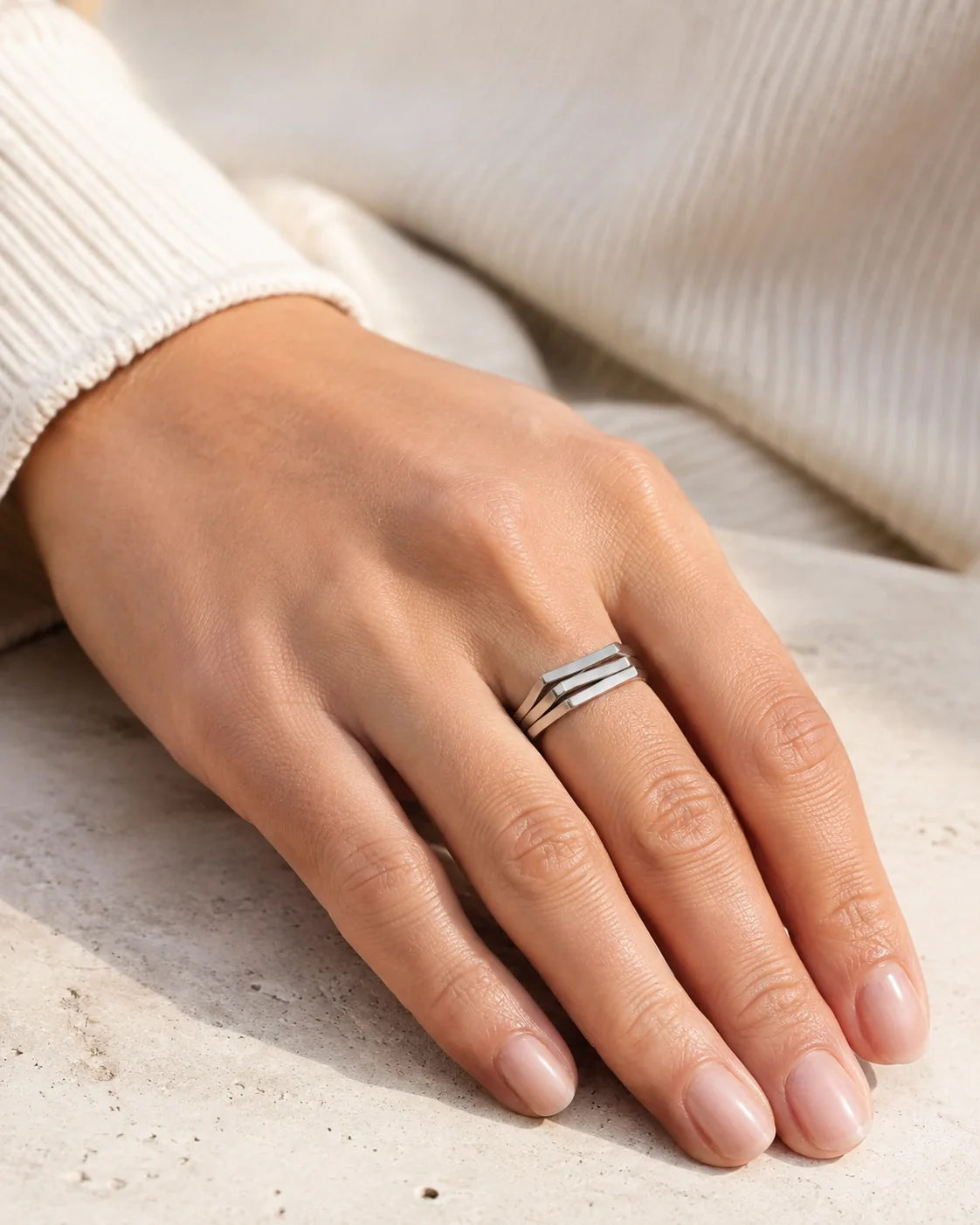 Classic Silver Ring - Silver — lifestyle image