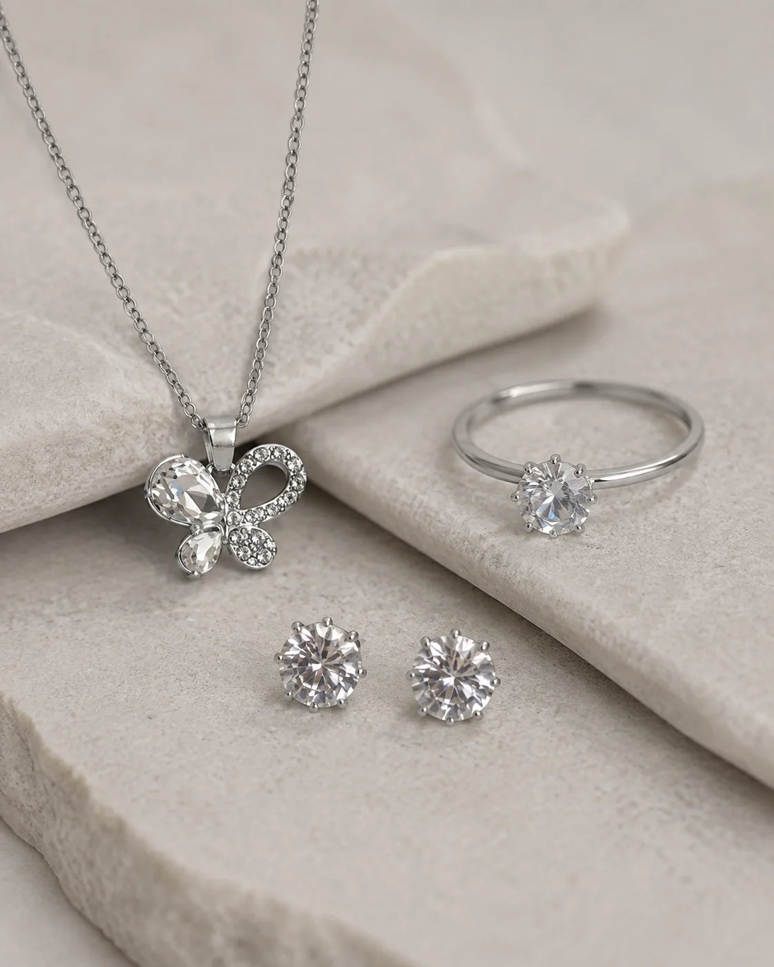 Rings, Tops & Pendant Gift Set I - Gold Silver — product image