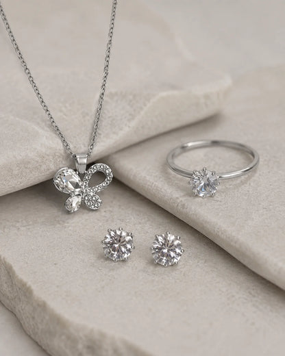 Rings, Tops & Pendant Gift Set I - Gold Silver — product image