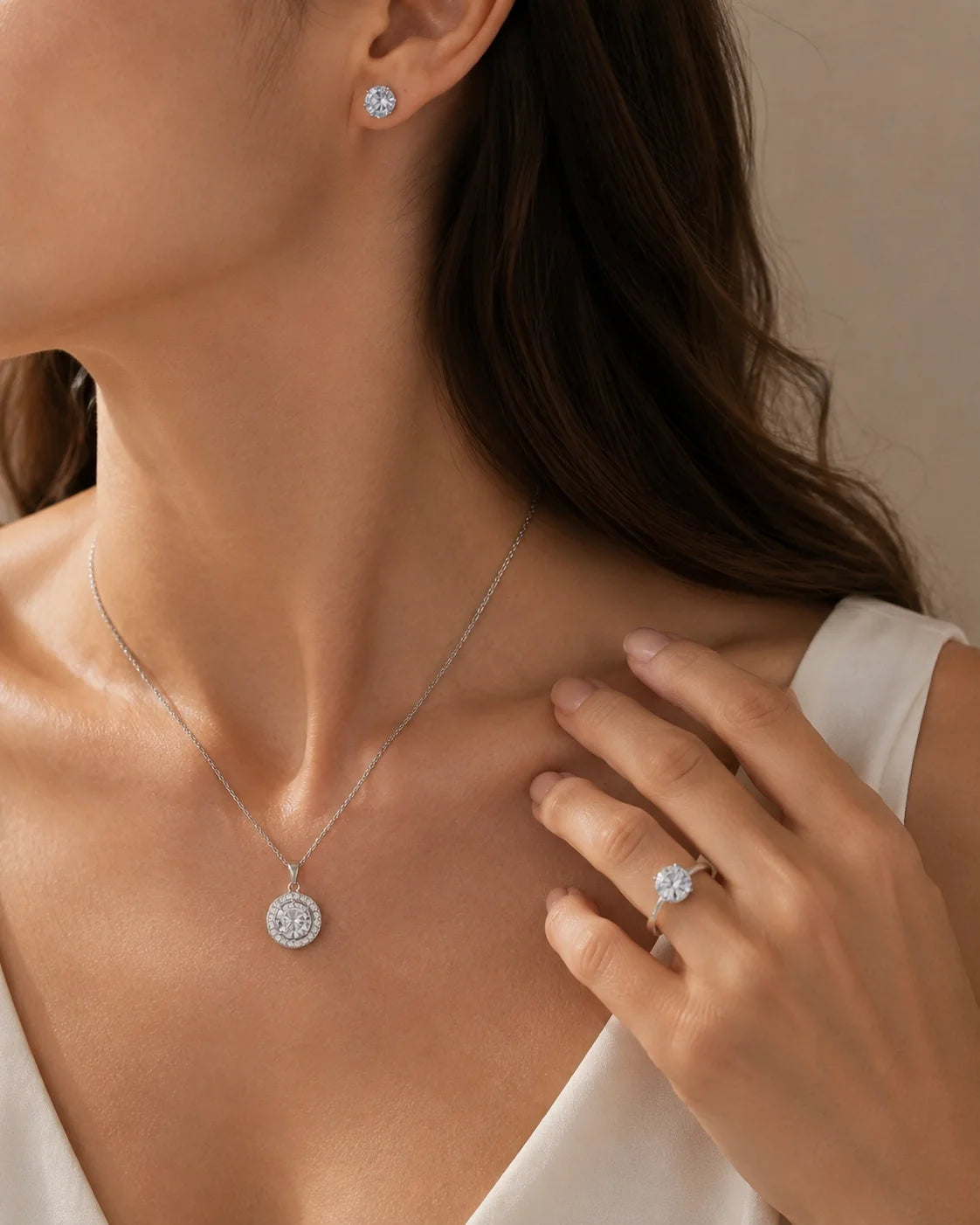 Rings, Tops & Pendant Gift Set II - Gold Silver — lifestyle image