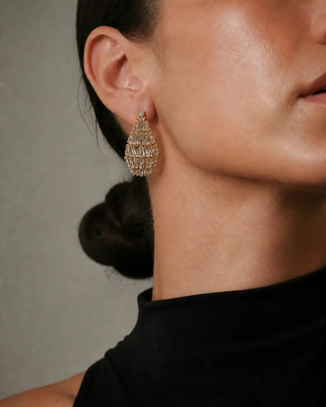 Fancy Tops Earring I - Gold - Silver — lifestyle image
