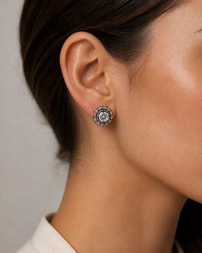 Fancy Tops Earring IV - Silver — lifestyle image