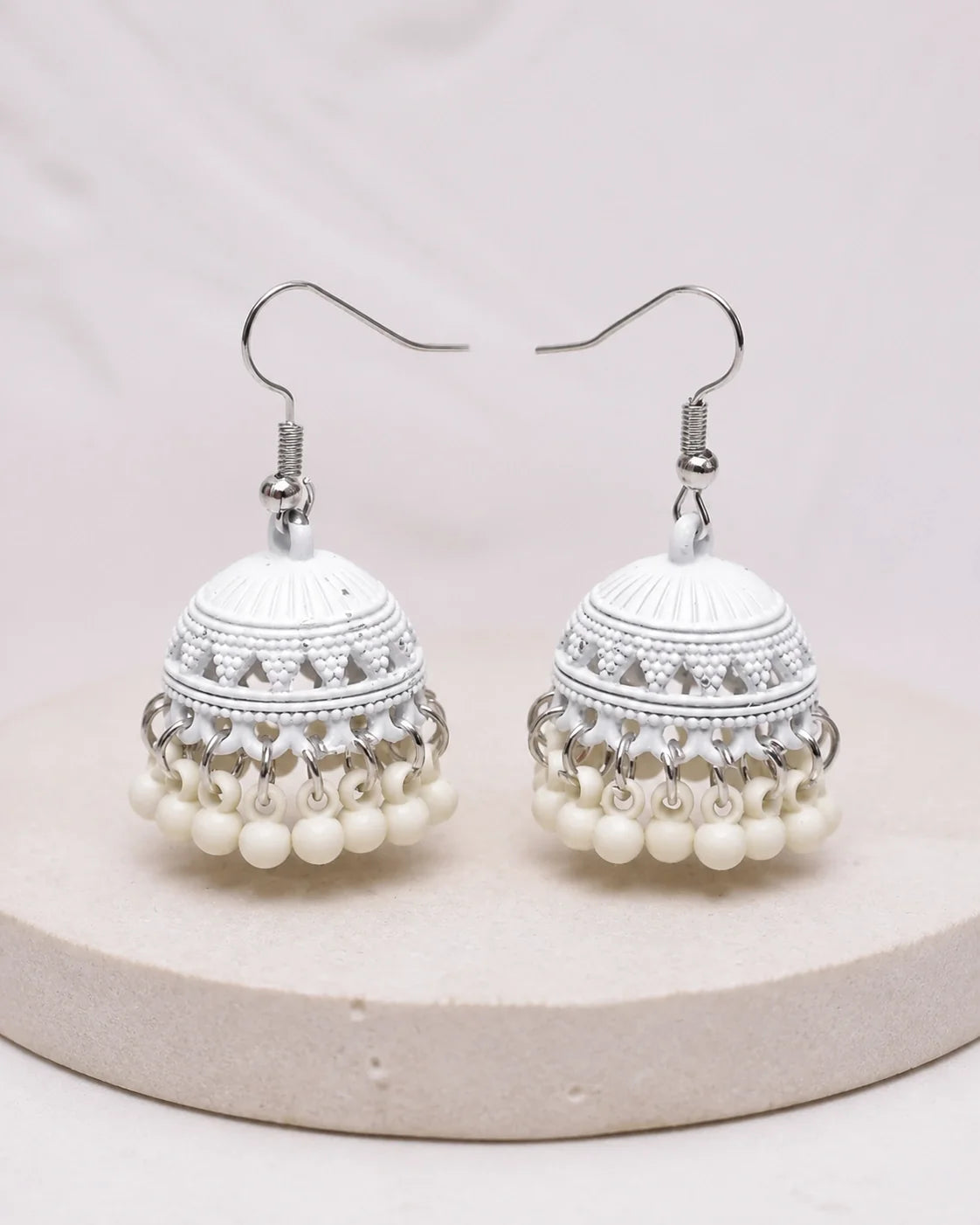 Colorful Jhumki - White — product image