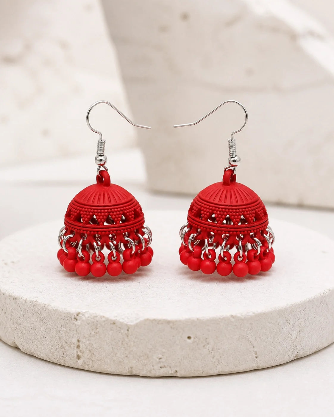 Colorful Jhumki - Red — product image