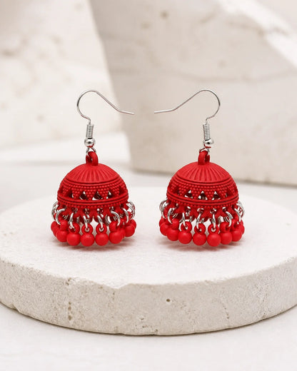 Colorful Jhumki - Red — product image