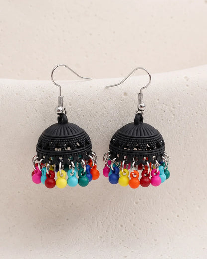 Colorful Jhumki - Black - Colorful — product image