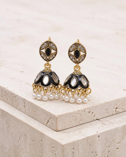 Traditional Jhumki - Black — product image