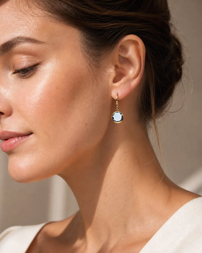 Tops Jewellery Set II - Gold - Sky Blue — lifestyle image